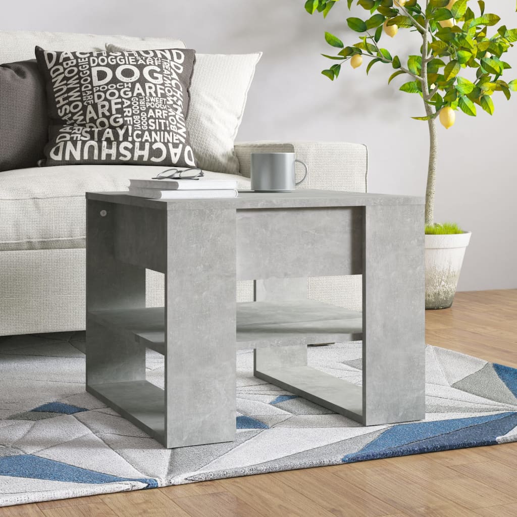 Mesa De Centro Madera De Ingeniería 55,5X55X45 Cm