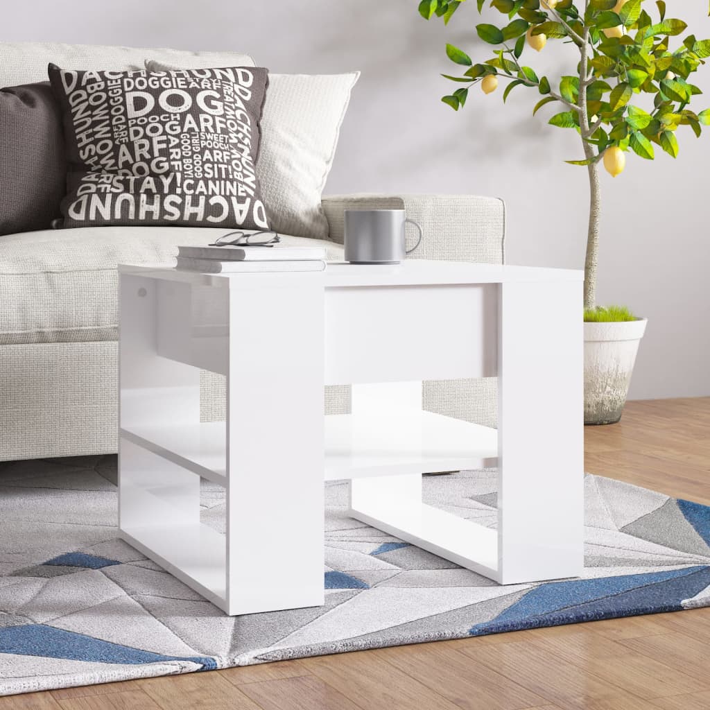 Mesa De Centro Madera De Ingeniería 55,5X55X45 Cm