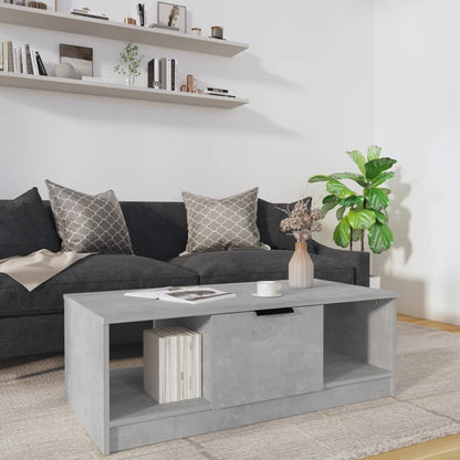 Mesa De Centro Madera De Ingeniería 102X50X36 Cm