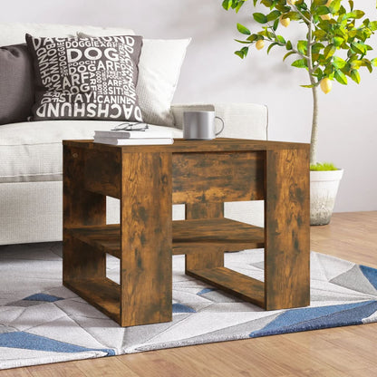 Mesa De Centro Madera De Ingeniería 55,5X55X45 Cm