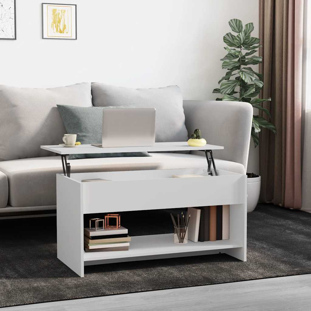 Mesa De Centro Madera Contrachapada 80X50X40 Cm