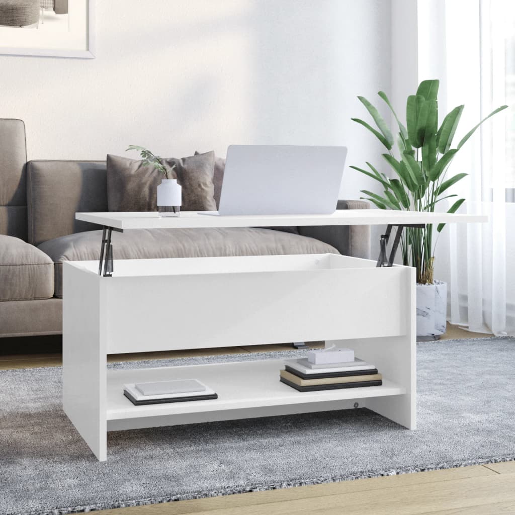 Mesa De Centro Madera Contrachapada 80X50X40 Cm