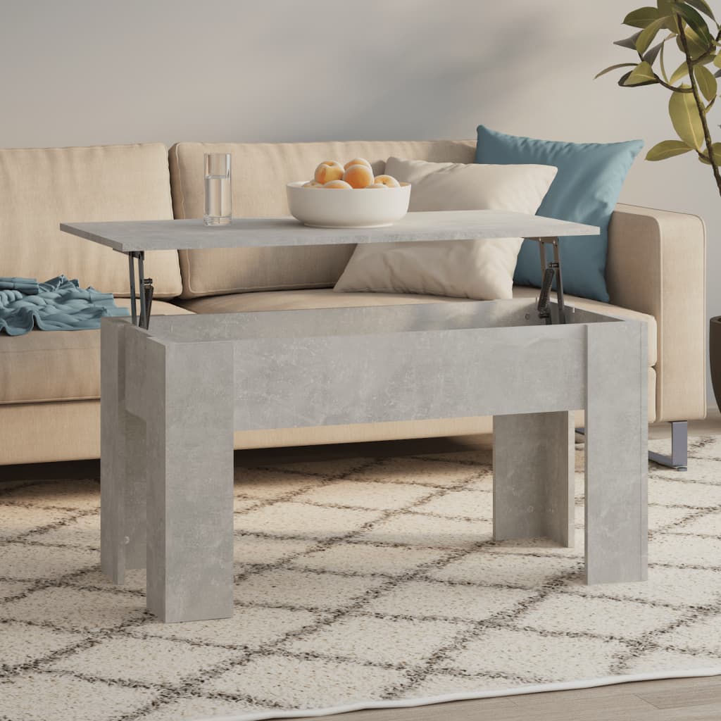 Mesa De Centro Madera De Ingeniería 79X49X41 Cm