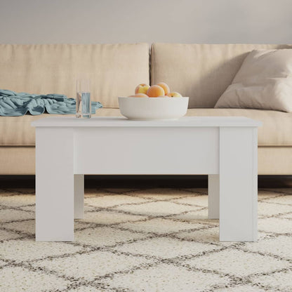 Mesa De Centro Madera De Ingeniería 79X49X41 Cm