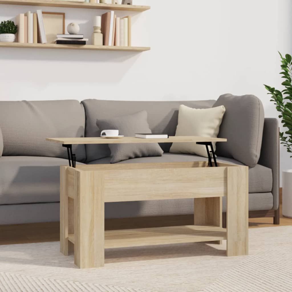 Mesa De Centro Madera De Ingeniería