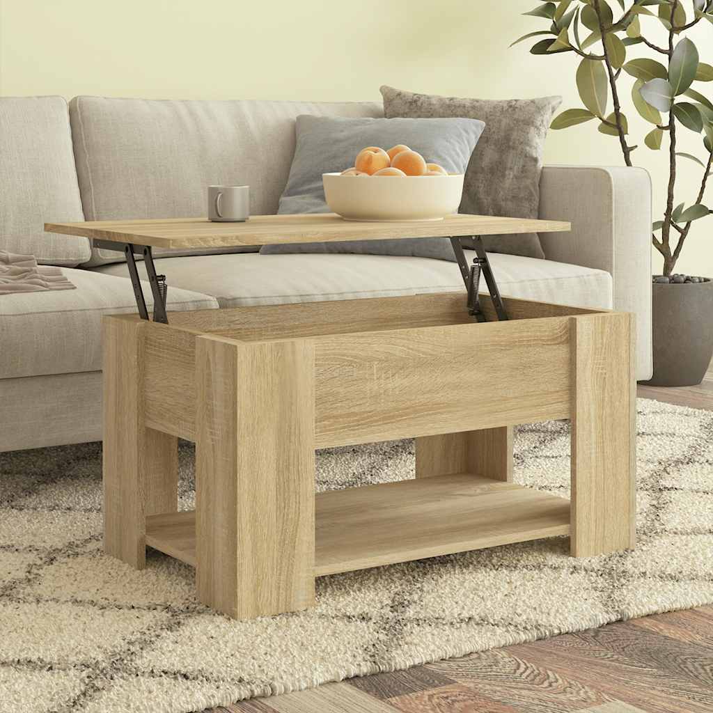 Mesa De Centro Madera De Ingeniería