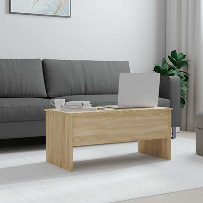 Mesa De Centro Madera Ingeniería 102X50,5X46,5 Cm