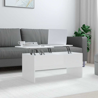 Mesa De Centro Madera Ingeniería 102X50,5X46,5 Cm