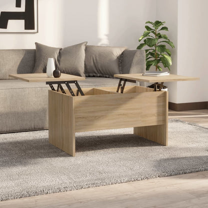 Mesa De Centro Madera Ingeniería 102X50,5X46,5 Cm