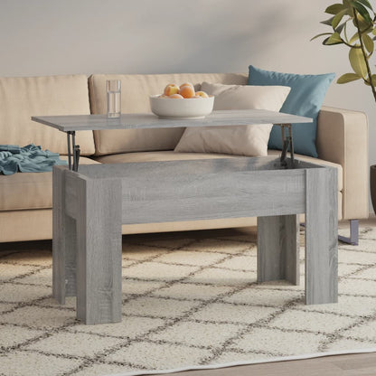 Mesa De Centro Madera De Ingeniería 79X49X41 Cm