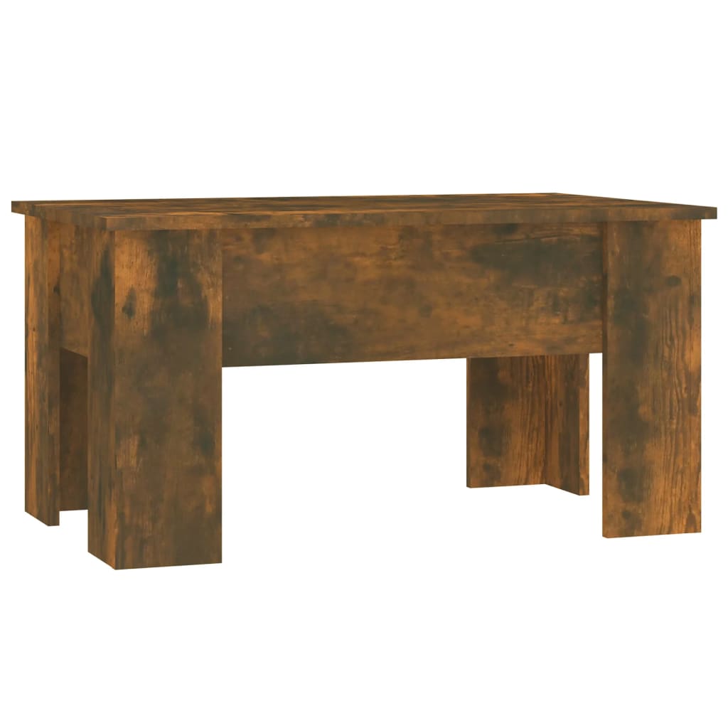 Mesa De Centro Madera De Ingeniería 79X49X41 Cm