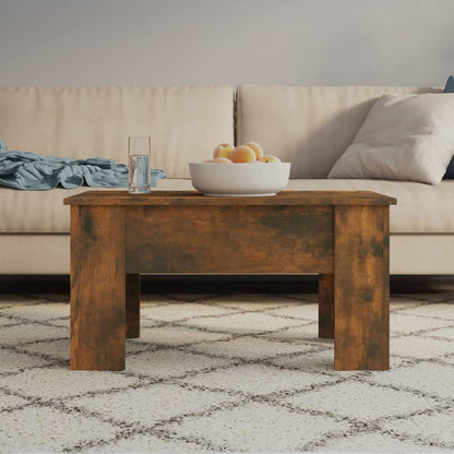 Mesa De Centro Madera De Ingeniería 79X49X41 Cm