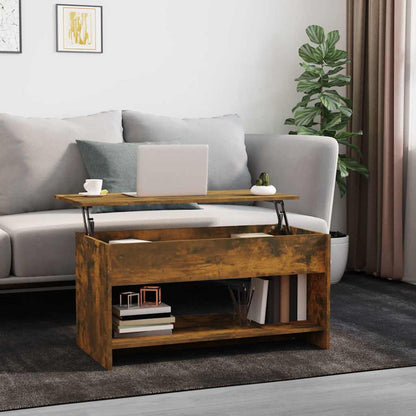 Mesa De Centro Madera Contrachapada 80X50X40 Cm