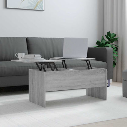 Mesa De Centro Madera Ingeniería 102X50,5X46,5 Cm