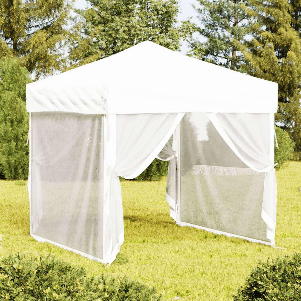 Carpa Para Fiestas Plegable Con Paredes Gris