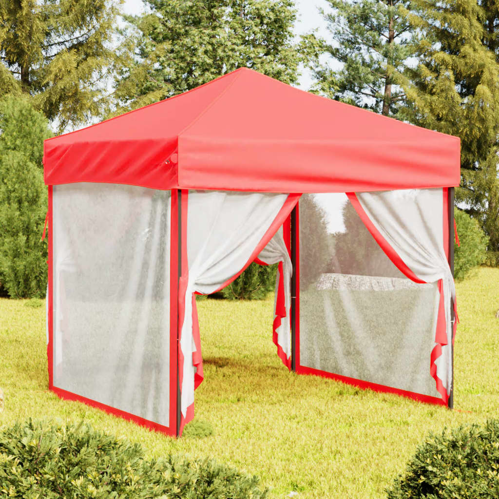 Carpa Para Fiestas Plegable Con Paredes Gris