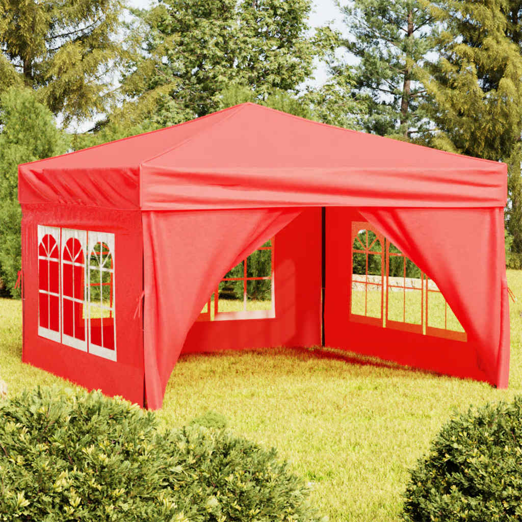 Carpa De Fiesta Plegable Con Paredes Laterales