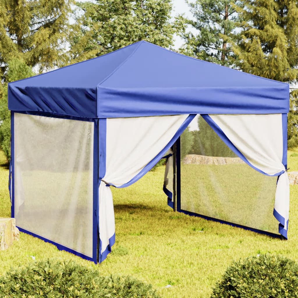 Carpa Para Fiestas Plegable Con Paredes Gris