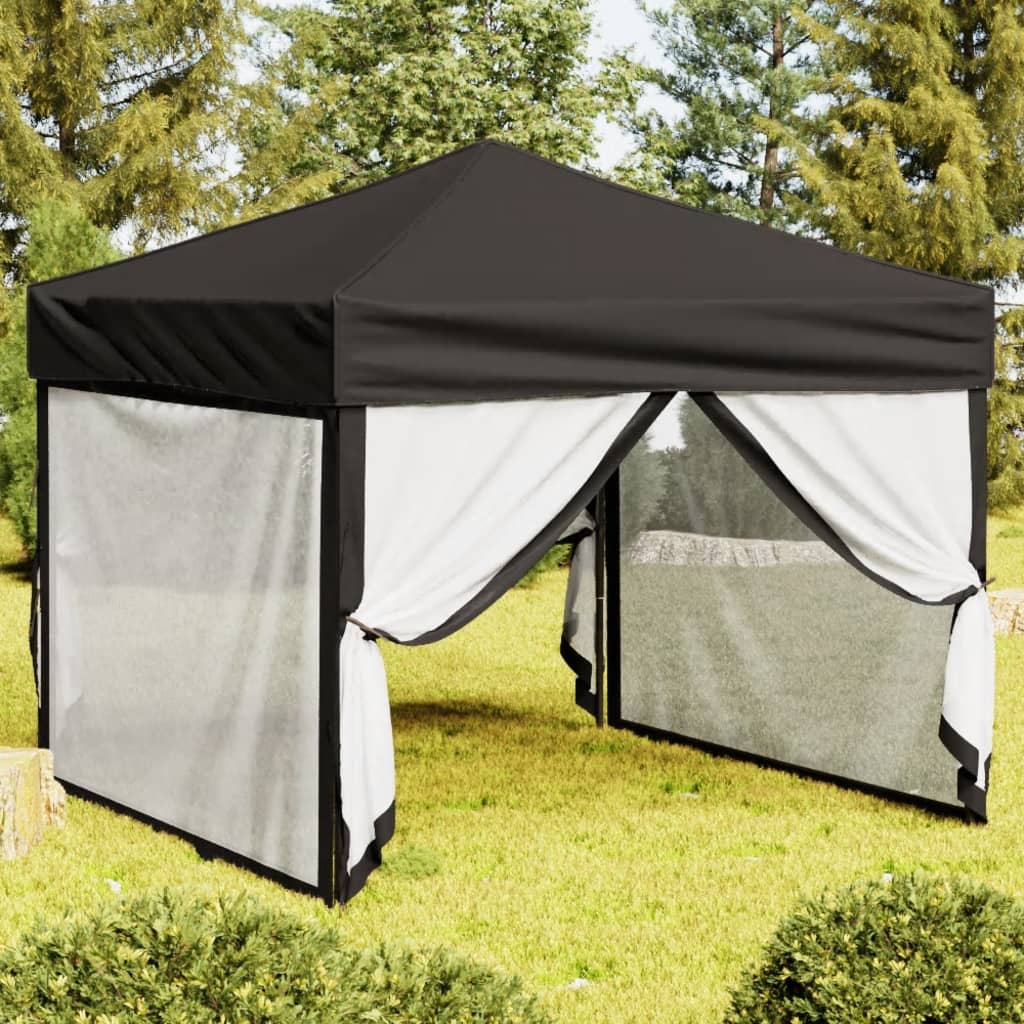 Carpa Para Fiestas Plegable Con Paredes Gris