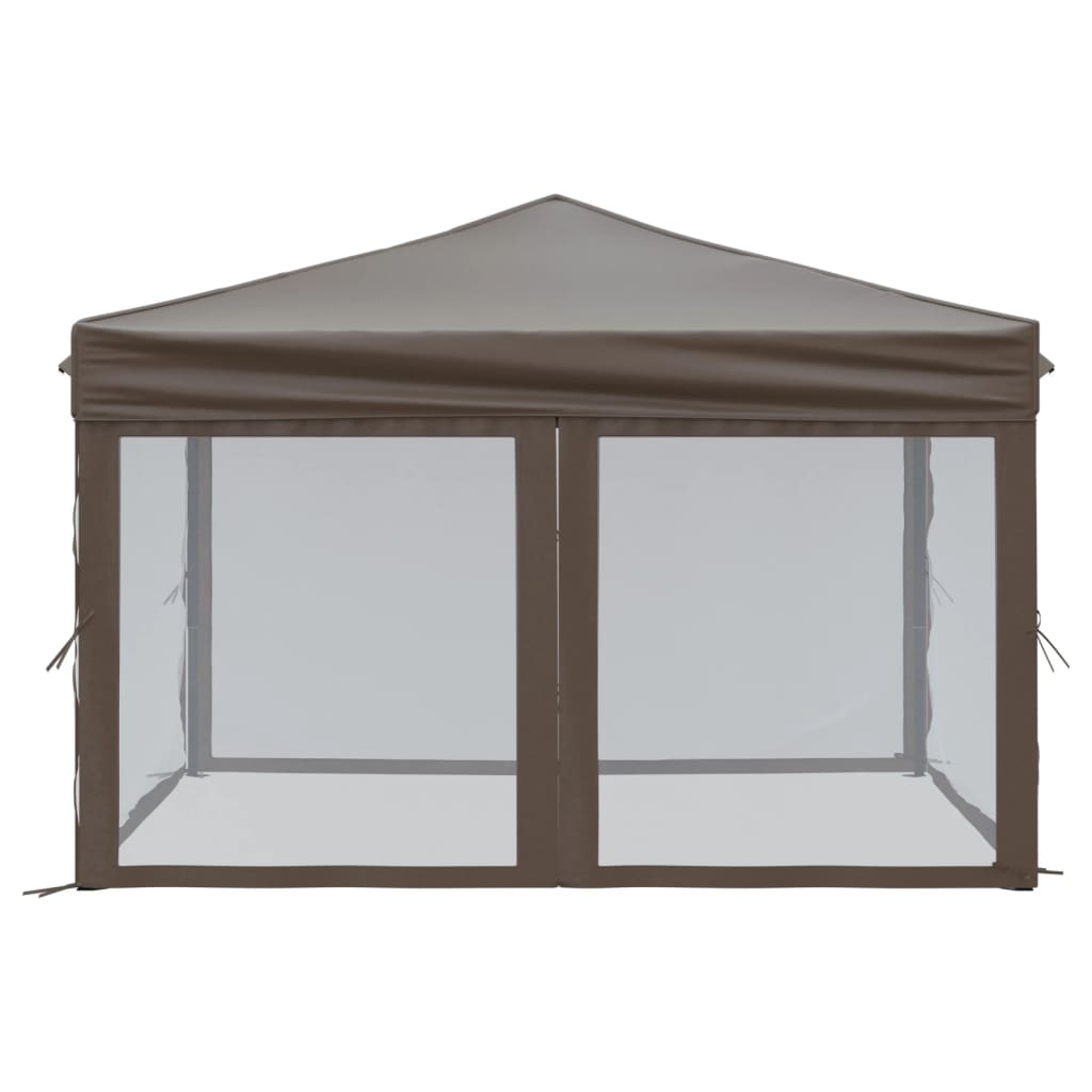 Carpa Para Fiestas Plegable Con Paredes Gris