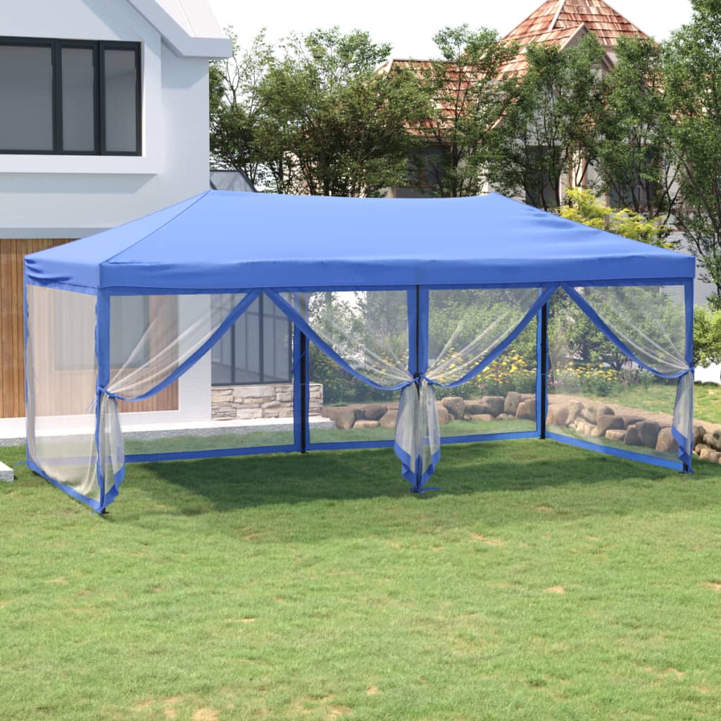 Carpa Para Fiestas Plegable Con Paredes Gris