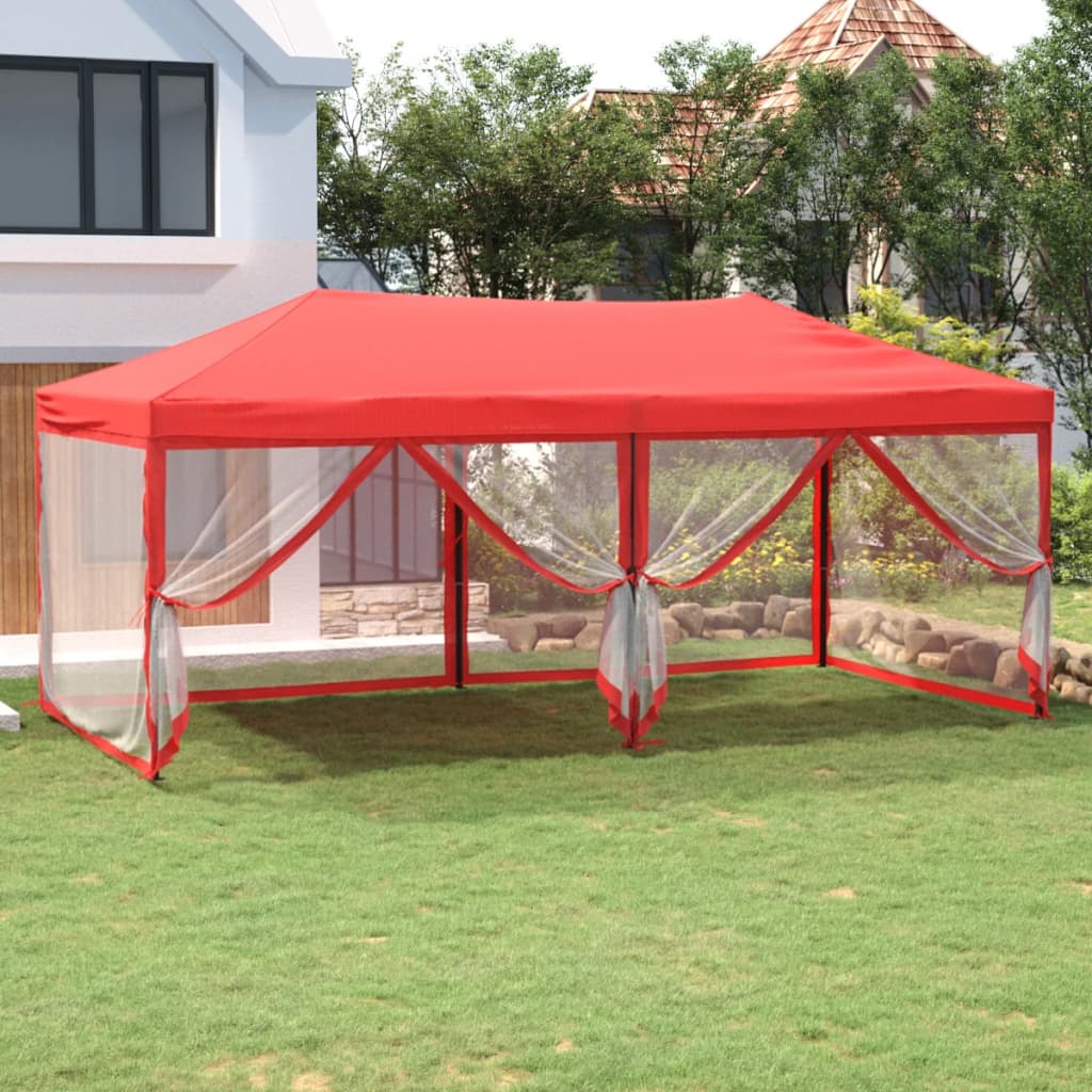 Carpa Para Fiestas Plegable Con Paredes Gris