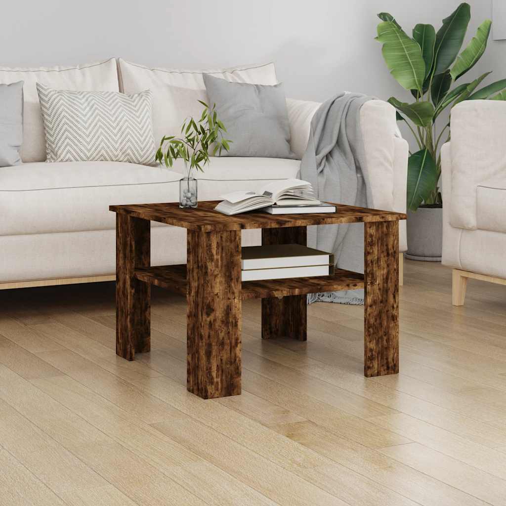 Mesa De Centro Madera De Ingeniería 60X60X42 Cm