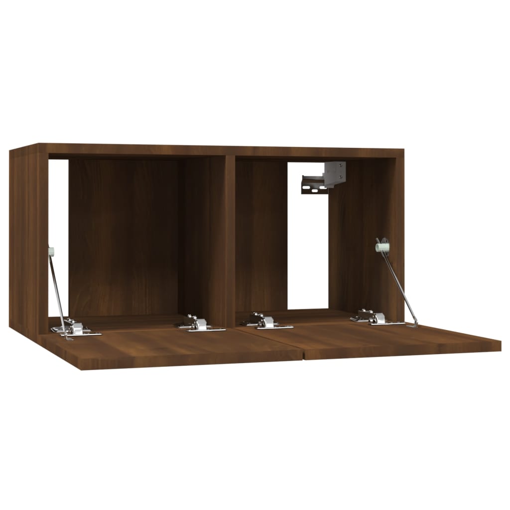 Mueble Tv Colgante Madera Contrachapada 60X30X30Cm