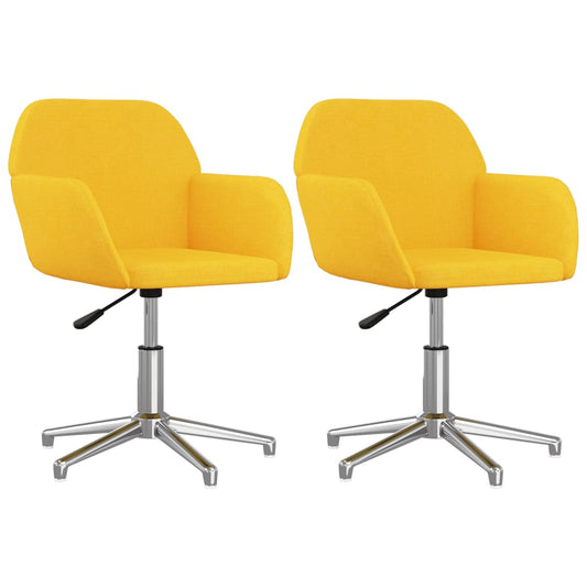 Sillas De Comedor Giratorias 2 Unidades Tela