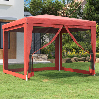 Carpa Para Fiestas 8 Paredes De Malla Hdpe Gris