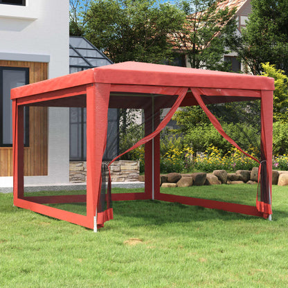 Carpa Para Fiestas 8 Paredes De Malla Hdpe Gris