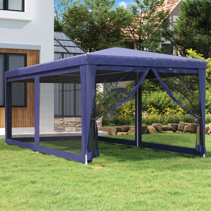 Carpa Para Fiestas 8 Paredes De Malla Hdpe Gris