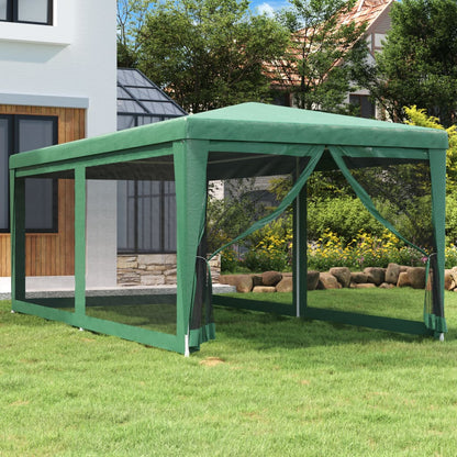 Carpa Para Fiestas 8 Paredes De Malla Hdpe Gris