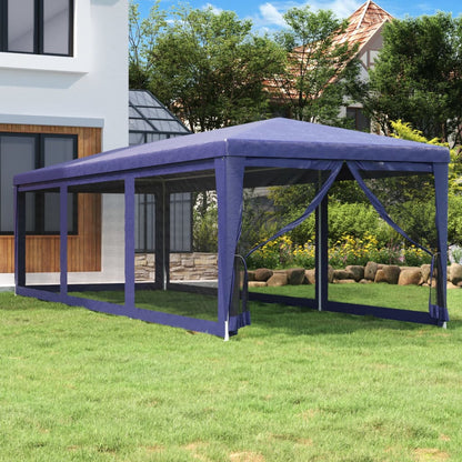 Carpa Para Fiestas 8 Paredes De Malla Hdpe Gris