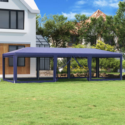 Carpa Para Fiestas 8 Paredes De Malla Hdpe Gris