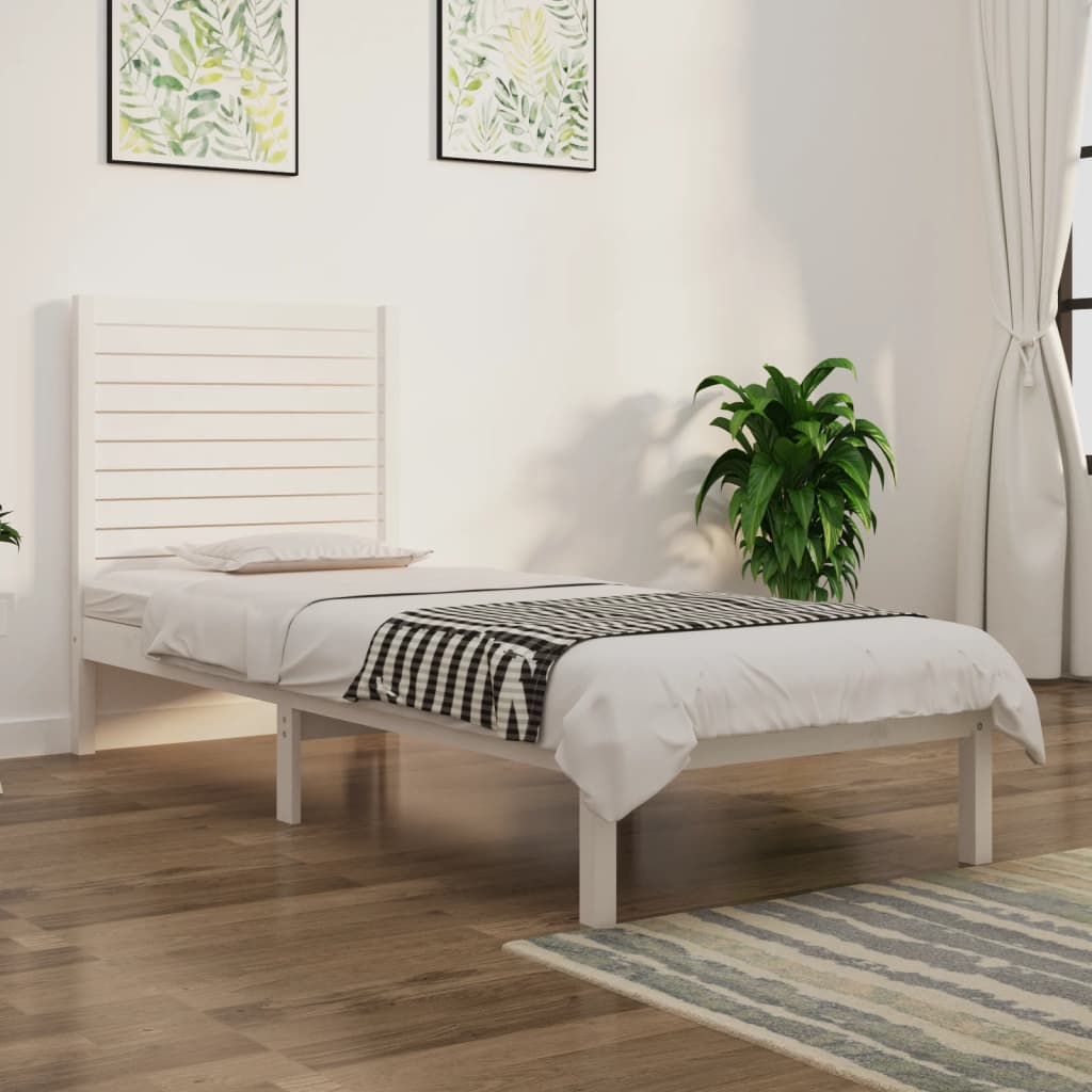 Cama Extralarga Sin Colchón Madera Maciza