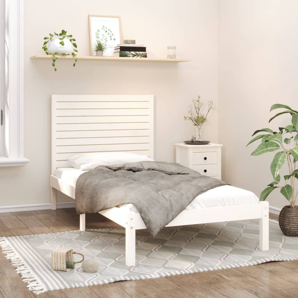 Cama Extralarga Sin Colchón Madera Maciza