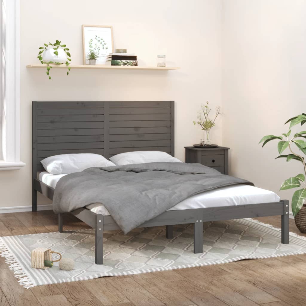 Cama Extralarga Sin Colchón Madera Maciza