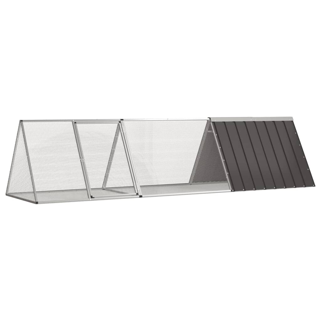Jaula Para Conejos Acero Galvanizado 403,5X80,5X71 Cm