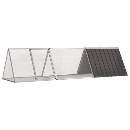 Jaula Para Conejos Acero Galvanizado 403,5X80,5X71 Cm