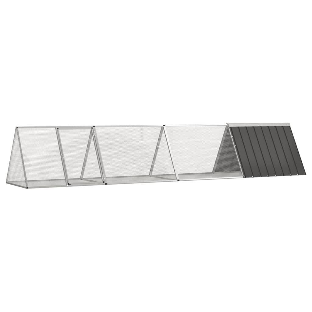 Jaula Para Conejos Acero Galvanizado 403,5X80,5X71 Cm