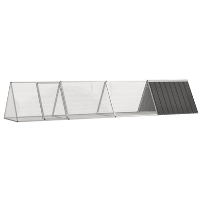 Jaula Para Conejos Acero Galvanizado 403,5X80,5X71 Cm