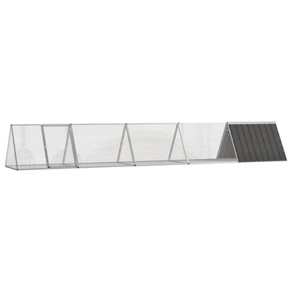 Jaula Para Conejos Acero Galvanizado 403,5X80,5X71 Cm
