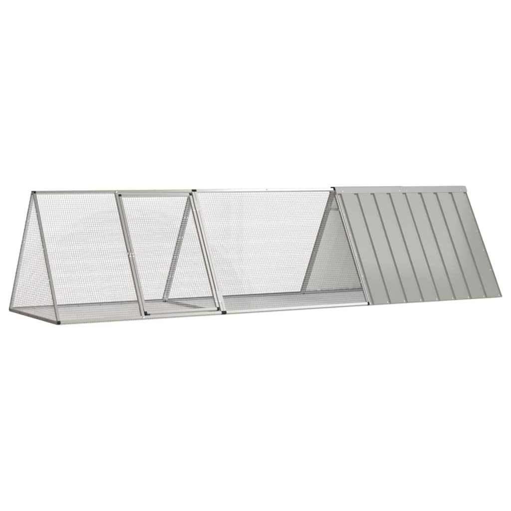 Jaula Para Conejos Acero Galvanizado 403,5X80,5X71 Cm