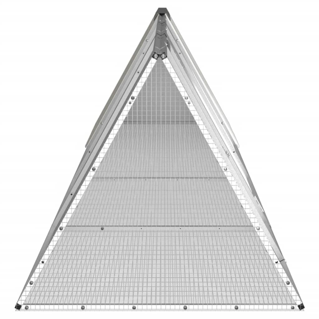 Jaula Para Conejos Acero Galvanizado 403,5X80,5X71 Cm