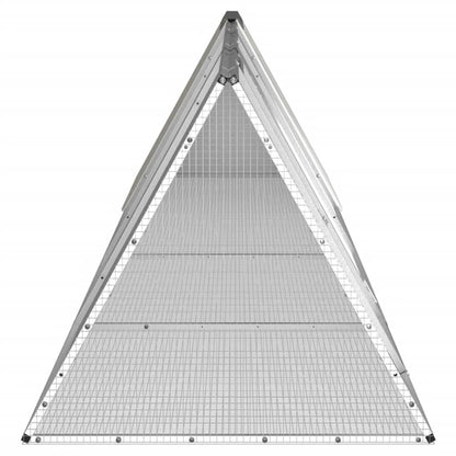 Jaula Para Conejos Acero Galvanizado 403,5X80,5X71 Cm