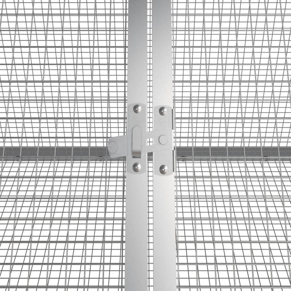 Jaula Para Conejos Acero Galvanizado 403,5X80,5X71 Cm