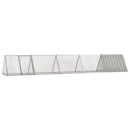 Jaula Para Conejos Acero Galvanizado 403,5X80,5X71 Cm