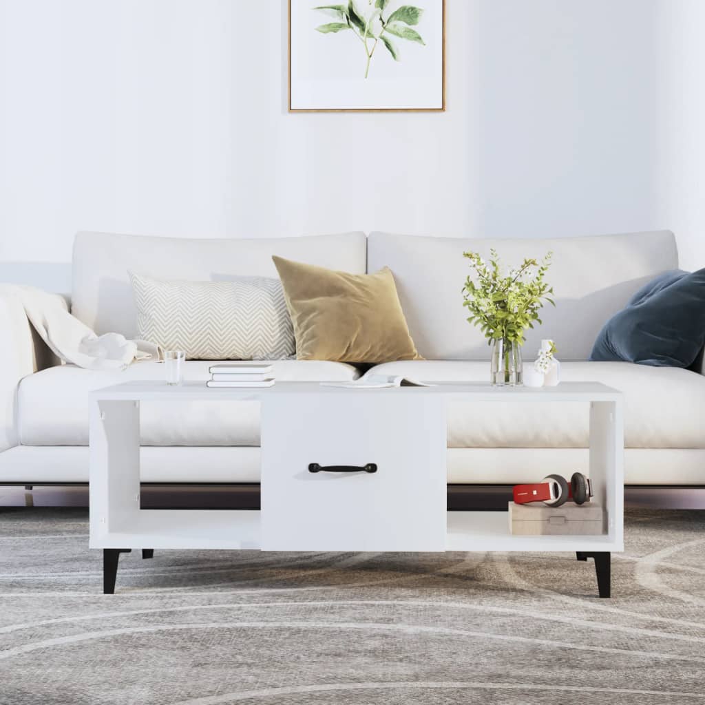 Mesa De Centro Madera Contrachapada 102X50X40 Cm