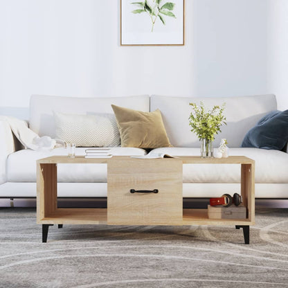 Mesa De Centro Madera Contrachapada 102X50X40 Cm